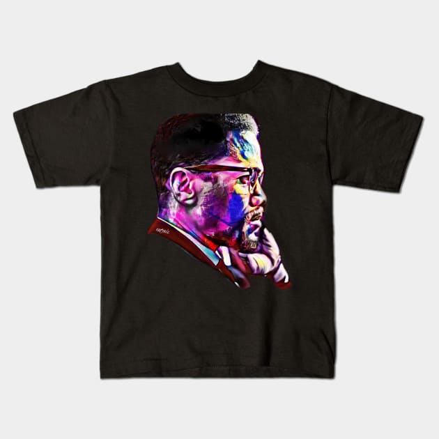 BHM: Malcolm X Kids T-Shirt by Esoteric Fresh 